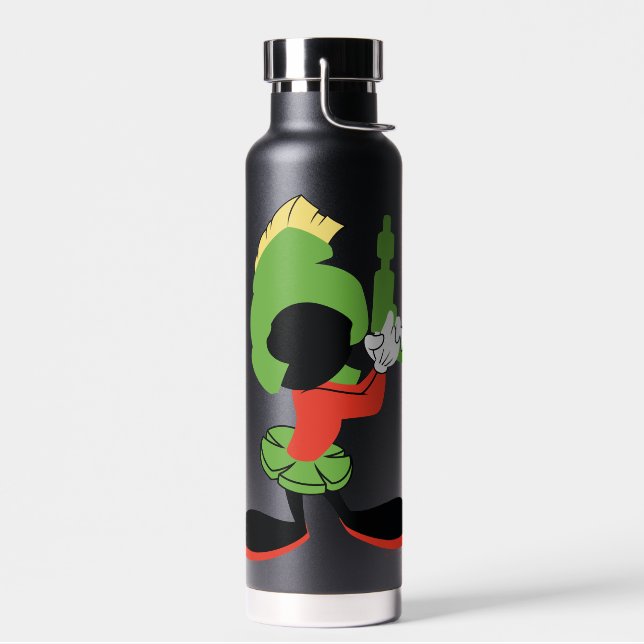 MARVIN THE MARTIAN™ Silhouette With Raygun Water Bottle (Left)