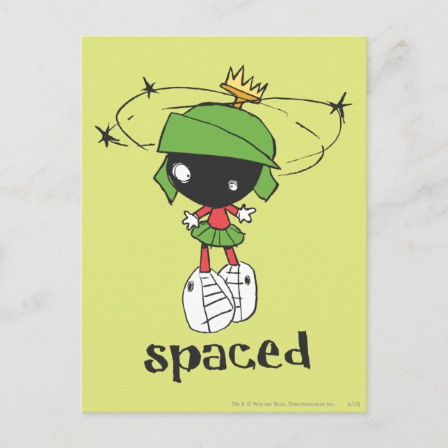 MARVIN THE MARTIAN™ Spaced Postcard (Front)