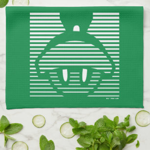 MARVIN THE MARTIAN™ Striped Icon Tea Towel
