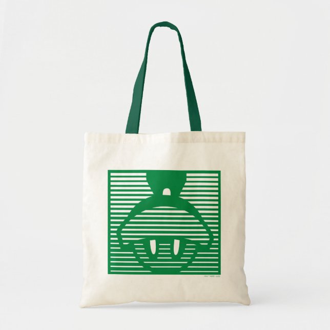 MARVIN THE MARTIAN™ Striped Icon Tote Bag (Front)