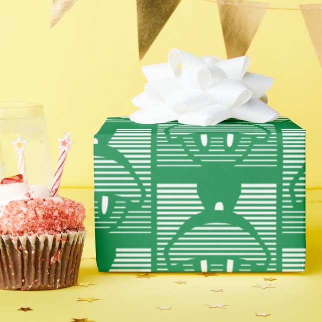 MARVIN THE MARTIAN™ Striped Icon Wrapping Paper (Birthday Party)