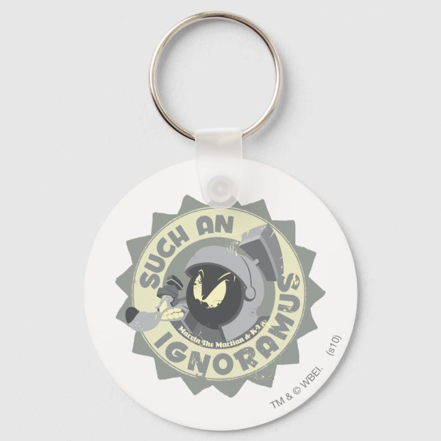 MARVIN THE MARTIAN™ Such An Ignoramus Key Ring (Front)