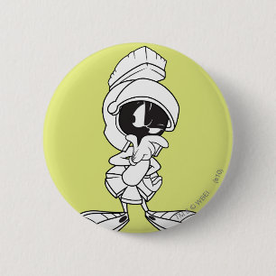 MARVIN THE MARTIAN™ Thinking 6 Cm Round Badge