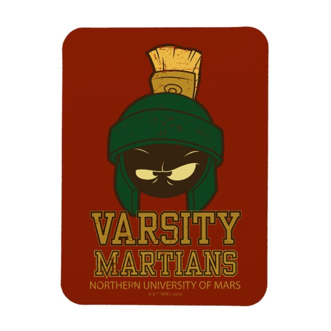 MARVIN THE MARTIAN™ Varsity Collegiate Graphic Magnet (Vertical)