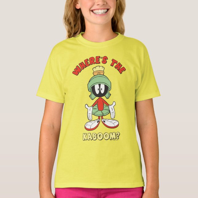 MARVIN THE MARTIAN™ Where's the Kaboom? T-Shirt (Front)