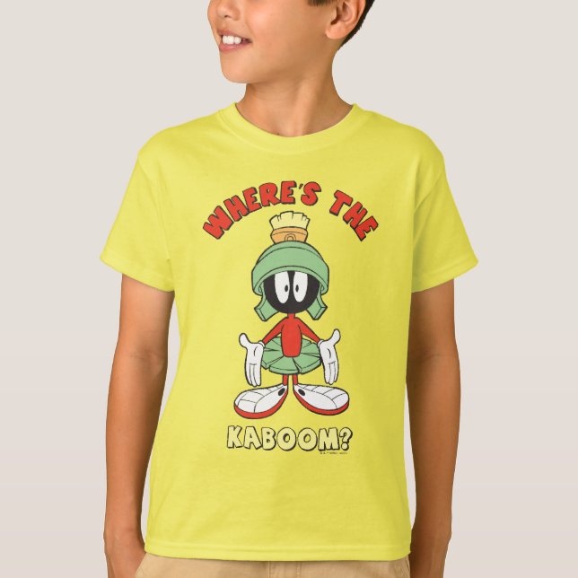 MARVIN THE MARTIAN™ Where's the Kaboom? T-Shirt (Front)