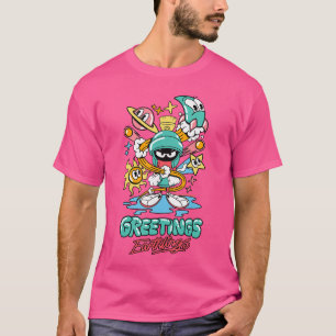 Marvinhe Martian Greetings Earthlings Small friend T-Shirt