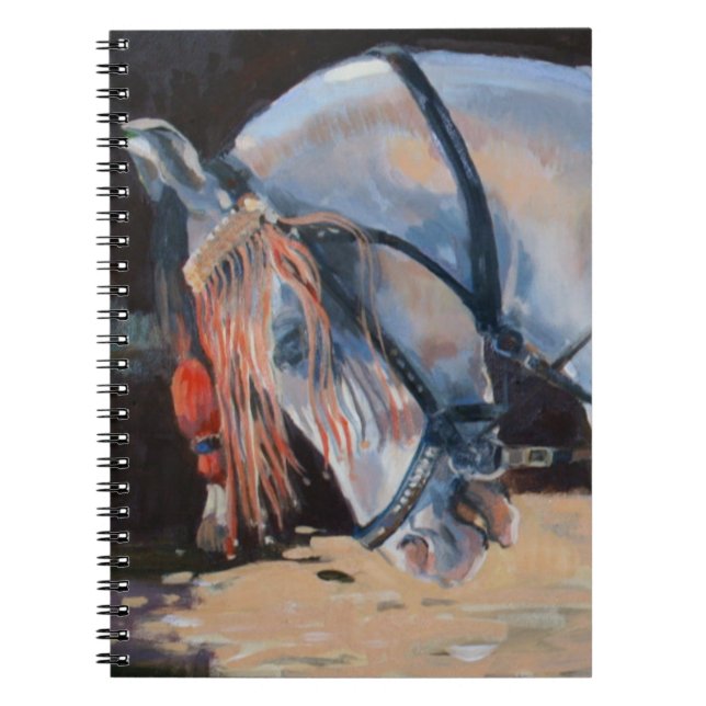 Marwari Horse Rajasthan 2010 Spiral Notebook (Front)
