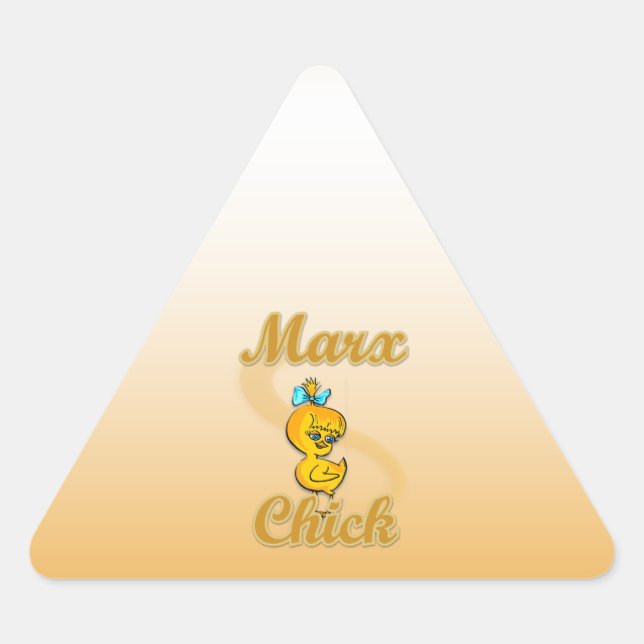Marx Chick Triangle Sticker (Front)