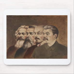 Marx, Engels, Lenin, and Stalin Mouse Pad