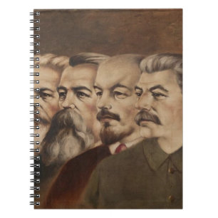 Marx, Engels, Lenin, and Stalin Spiral Notebook