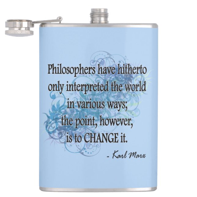 Marx Hip Flask (Opened)