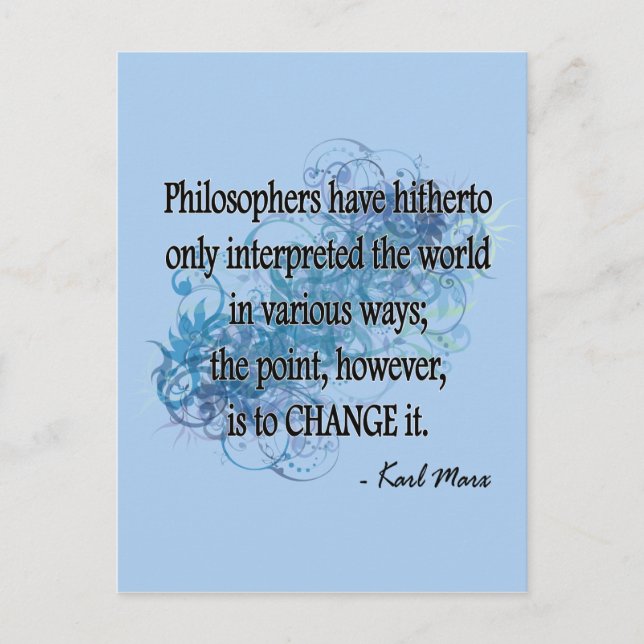 Marx Postcard (Front)