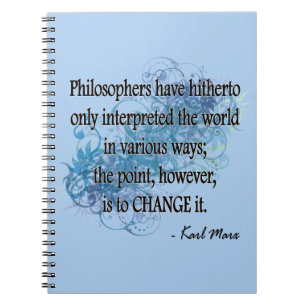 Marx Spiral Notebook