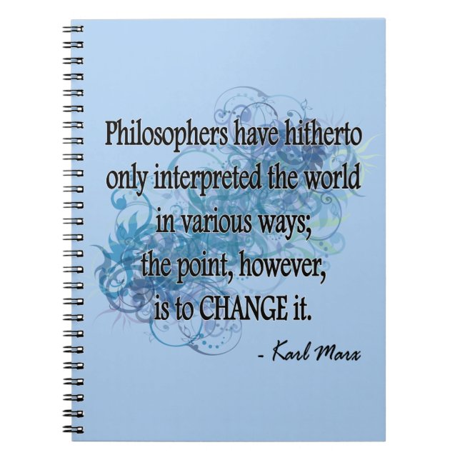 Marx Spiral Notebook (Front)