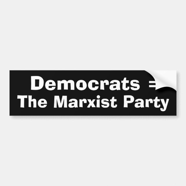 Marxist Party Bumper Sticker (Front)