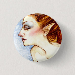 Mary 3 Cm Round Badge