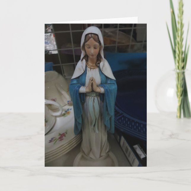 Mary Among Dishes Card (Front)