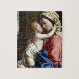 Mary and baby Jesus Art Jigsaw Puzzle