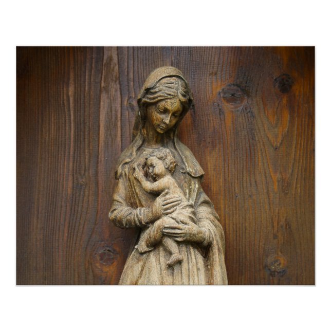 Mary And Baby Jesus Poster (Front)
