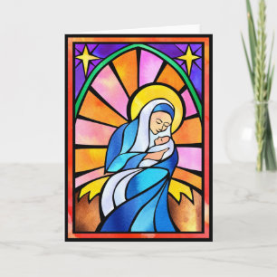 Mary and child card