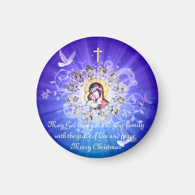 Mary and Jesus Magnet (Front)
