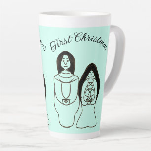 Mary and Joseph First Christmas Latte Mug