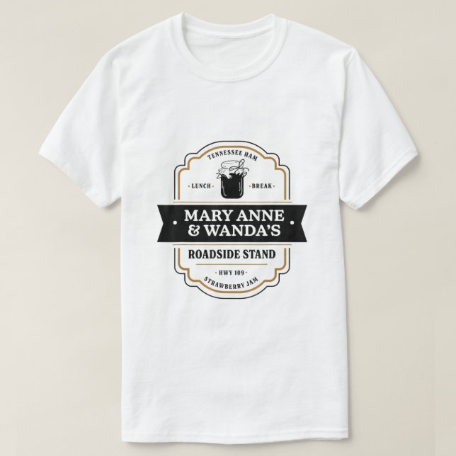 Mary Anne and Wanda farmers market Tennessee ham  T-Shirt (Design Front)