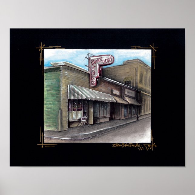 mary-ann's cafe poster (Front)