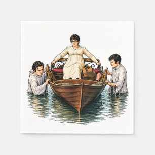 Mary Bennet's ultimate boat ride Napkin