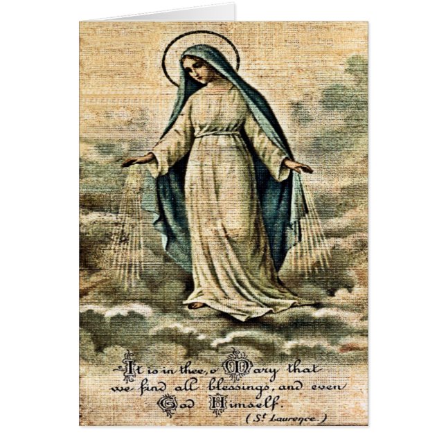 Mary Card (Front)