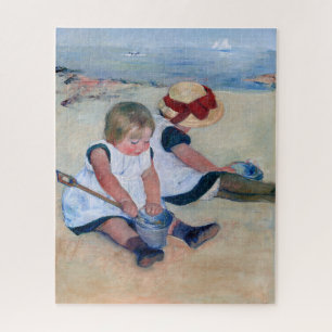 Mary Cassatt Children Playing on the Beach 1884  Jigsaw Puzzle