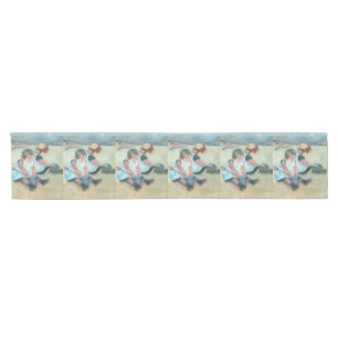 Mary Cassatt - Children Playing on the Beach Short Table Runner
