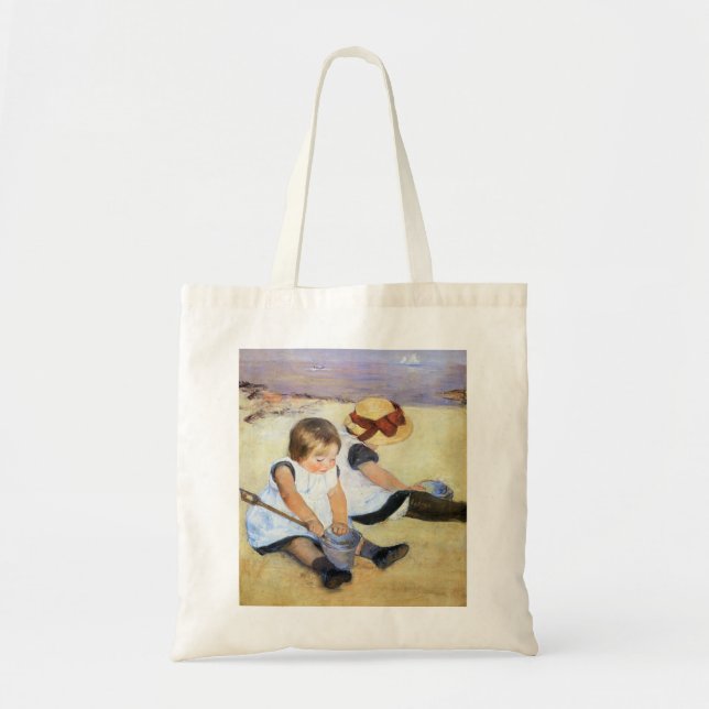Mary Cassatt Children Playing on the Beach Tote Bag (Front)