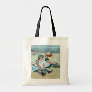 Mary Cassatt - Children Playing on the Beach Tote Bag