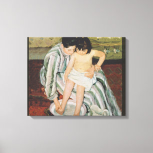 Mary Cassatt Child's Bath Painting Canvas Print