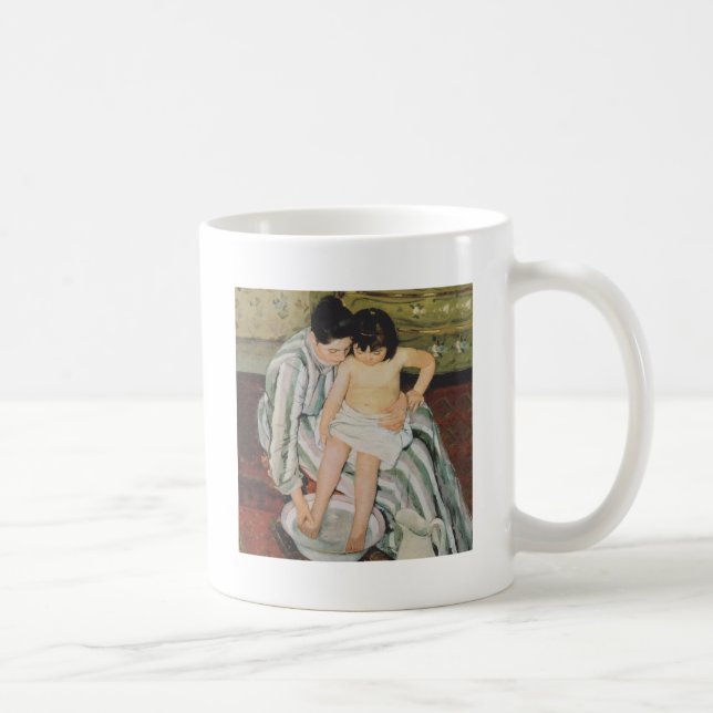 Mary Cassatt Child's Bath Painting Coffee Mug (Right)