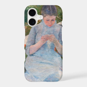 Mary Cassatt - Girl sewing in a Garden