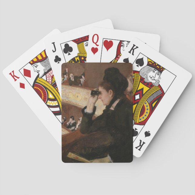 Mary Cassatt - In the Loge Playing Cards (Back)