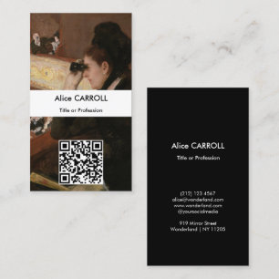 Mary Cassatt - In the Loge - QR Code Business Card