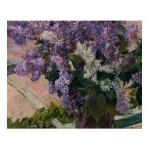 Mary Cassatt - Lilacs In A Window Poster