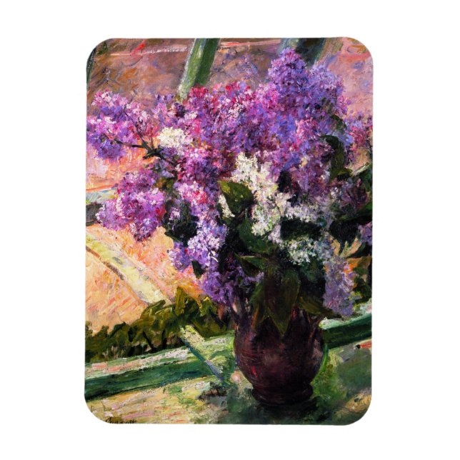 Mary Cassatt Lilacs Magnet (Vertical)