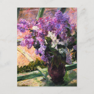 Mary Cassatt Lilacs Postcard