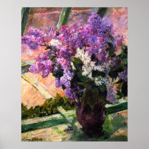 Mary Cassatt Lilacs Poster