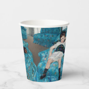 Mary Cassatt - Little Girl in a Blue Armchair Paper Cups