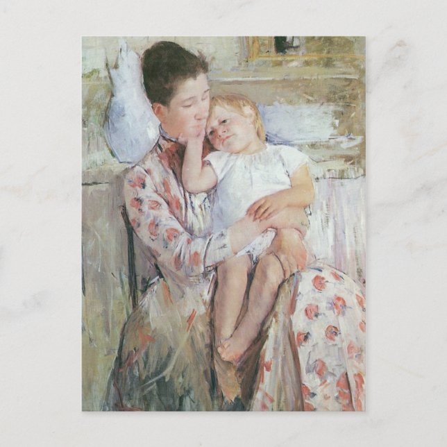 Mary Cassatt Painting Postcard (Front)
