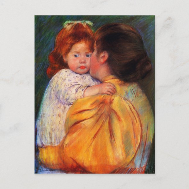 Mary Cassatt Painting Postcard (Front)