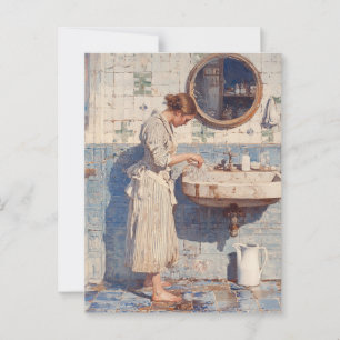 Mary Cassatt Paintings Vintage Postcard