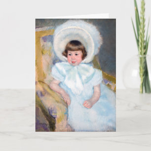Mary Cassatt - Portrait Louise-Aurore Villeboeuf Card
