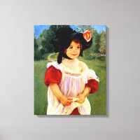 Mary Cassatt - Spring, Margot Standing in a Garden
